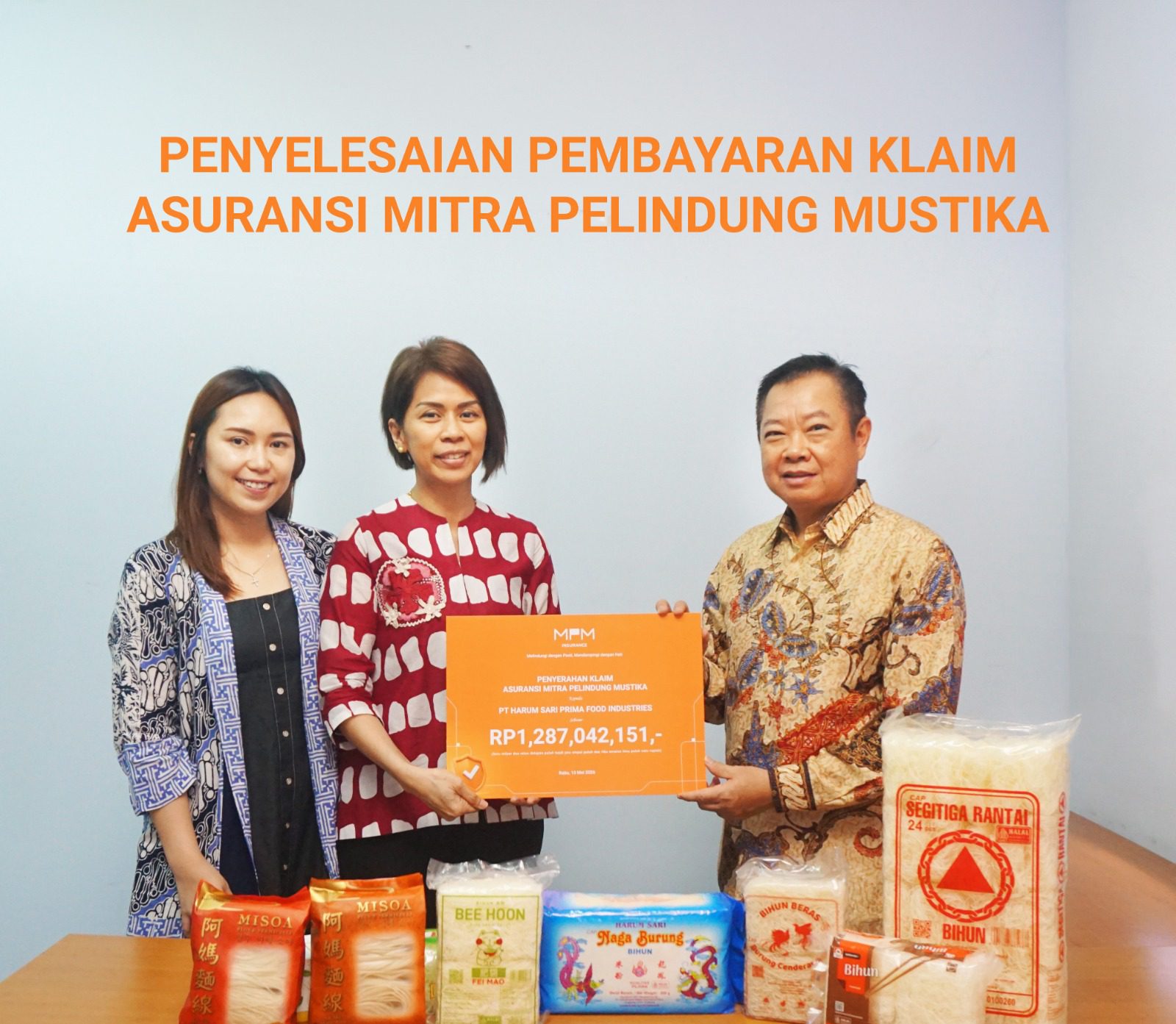 Cara MPMInsurance Jaga Operasional Bisnis PT Harum Sari Prima Food Industries dari Risiko Banjir